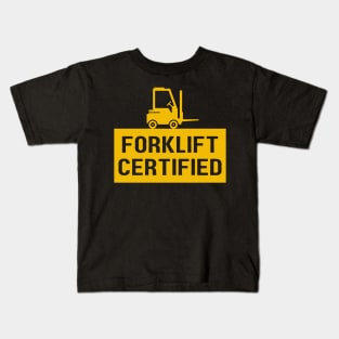 Forklift Certified Meme Kids T-Shirt